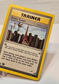 Radio Tower 95/105 Rare 1st Edition Neo Destiny Pokemon 1235 - Image 4
