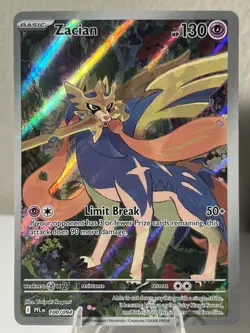 Zacian 100/094 Holofoil ME02: Phantasmal Flames NM Pokemon TCG - Image 1