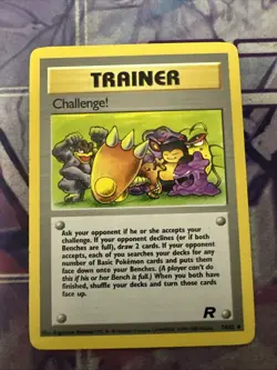 Pokemon Challenge! 74/82 Team Rocket Near Mint - Image 1