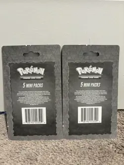 (2) 2024 Pokemon TCG Trick or Trade 5 Mini Booster Blister Packs - 3 Cards/Pack - Image 2