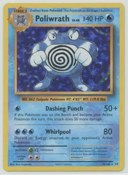 Poliwrath 2016 Pokemon XY Evolutions 20th Anniversary Holo #25/108 - Image 1