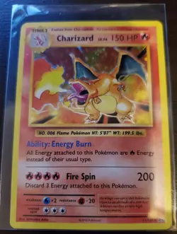 Pokemon TCG Charizard XY Evolutions 11/108 Holo Holo Rare SSP - Image 1