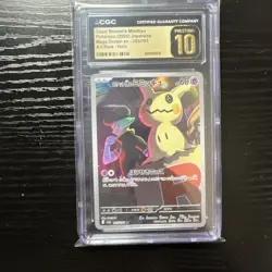 2025 Pokemon Japanese Team Rocket's Mimikyu 205/193 Mega Dream CGC PRISTINE 10 - Image 1