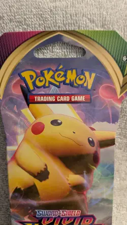 Lot of 2 Pokemon Sword & Shield Vivid Voltage Booster Packs - Sealed New - Image 3