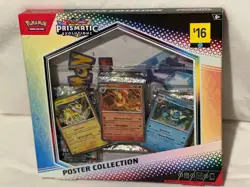 (LOT OF 2)NEW Pokemon TCG S&V Prismatic Evolutions Poster Collection Box Sealed - Image 1