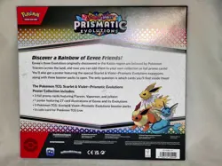 (LOT OF 2)NEW Pokemon TCG S&V Prismatic Evolutions Poster Collection Box Sealed - Image 2