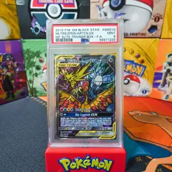 PSA 10 GEM 2019 Pokemon Sun & Moon Promo Moltres & Zapdos & Articuno GX SM210 - Image 1