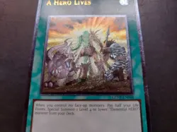 Yugioh - A Hero Lives GENF-EN098 Ultimate Rare - Image 5