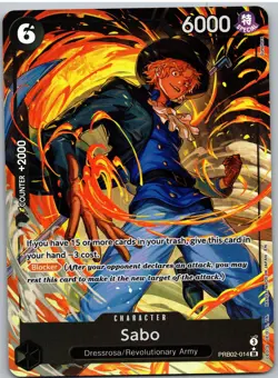 Sabo - PRB02-014 Alternate Art One Piece - Image 1