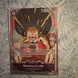 Monkey.D.Luffy Fest 25-26 One Piece Card Game Bandai 7000 Power Character Card - Image 1