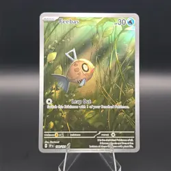 Feebas 198/191 Illustration Rare 2024 Surging Sparks Pokemon Card NM - Image 1