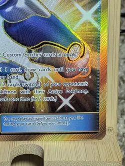 Custom Catcher 231/214 Lost Thunder Full Art Secret Rare Pokemon Card Near Mint - Image 4