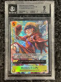 Monkey.D.Luffy (Illustration Box Vol.3) OP07-109 One Piece Promotion Cards BGS 9 - Image 1