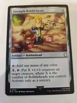 MTG - Universes Beyond: Fallout - Strength Bobblehead - NM - NF - Image 1