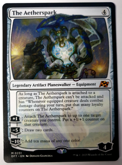 The Aetherspark - MTG Aetherdrift - Mythic - 0231 NM - Image 1