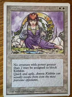 Magic The Gathering AMROU KITHKIN Summon Kithkin Quinton Hoover MTG - Image 1