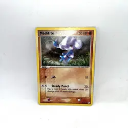 Meditite 66/101 EX Hidden Legends Reverse Holo Pokemon Card HP - Image 1