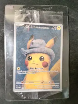 Pokemon Pikachu with Grey Felt Hat 085 Promo Scarlet & Violet English Card - Image 1