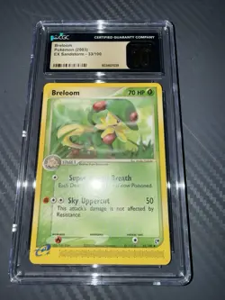 Pokemon TCG 2003 Breloom Ex Sandstorm 33 CGC 10 Pristine - Image 2