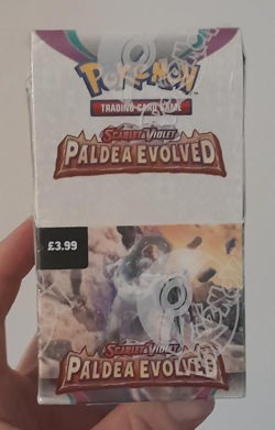 Pokemon TCG Scarlet & Violet Paldea Evolved Half Booster Box 18 Packs New Sealed - Image 1