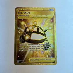 Pokemon TCG Sword & Shield Battle Styles Exp. Share Trainer Secret Rare 180/163 - Image 1