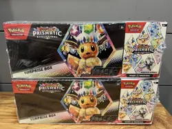 2x Sam’s Club Pokemon Prismatic Evolutions Surprise Box & Booster Bundle SEALED - Image 1