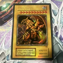 Yu-Gi-Oh! TCG Fake Card Poorly Translated Funny Holo- Wing Dragon - Image 1