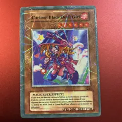 Yu-Gi-Oh! TCG Fake Card Poorly Translated Funny Holo- Cartoon Black Devil Girl - Image 1