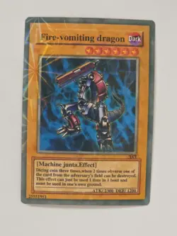 Yu-Gi-Oh! TCG Fake Card Poorly Translated Funny Holo- Fire-vomiting Dragon - Image 1