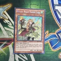 Yugioh! Ritual Beast Tamer Lara THSF-EN022 Secret Rare Unlimited NM - Image 1