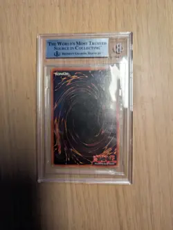 Yu-Gi-Oh TCG Blue Eyes White Dragon SDK-001 BGS 9 Rare Red Ink Process - Image 2