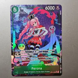 Perona (Alternate Art) The Azure Sea's Seven (SR) OP-14-033 Near Mint Foil - Image 1