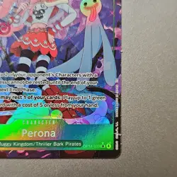 Perona (Alternate Art) The Azure Sea's Seven (SR) OP-14-033 Near Mint Foil - Image 3