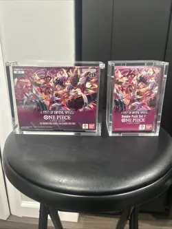 One Piece A Fist Of Divine Speed Booster Box And Double Pack! Acrylic Included - Image 1