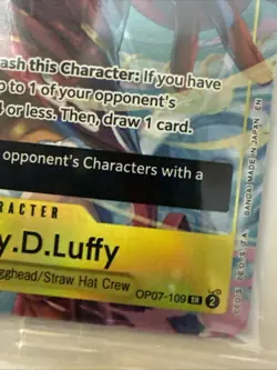 Monkey.D.Luffy (Illustration Box Vol.3) OP07-109 One Piece Promo Foil Sealed - Image 5
