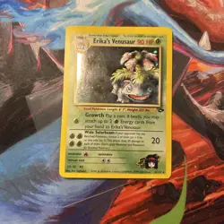 Erika's Venusaur Pokemon TCG Gym Challenge 4/132 Holo Rare Unlimited Card 2000 - Image 1