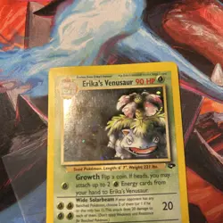 Erika's Venusaur Pokemon TCG Gym Challenge 4/132 Holo Rare Unlimited Card 2000 - Image 4