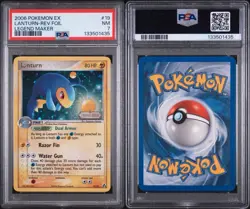 Pokemon Card - Lanturn Reverse - 19/92 - EX Legend Maker - 2006 - PSA 7 - Image 3