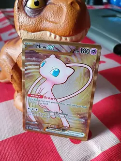 Mew Gold Star 205/165 METAL Promo Card 151 Ultra Premium Collection - Image 1