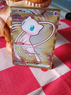 Mew Gold Star 205/165 METAL Promo Card 151 Ultra Premium Collection - Image 3