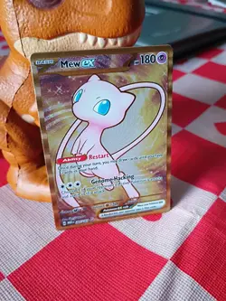 Mew Gold Star 205/165 METAL Promo Card 151 Ultra Premium Collection - Image 4