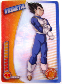 Carte Dragon Ball Super Trading Cards N°19 Vegeta Panini Fr - Image 1