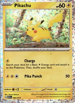 Pikachu 002/015 McDonald's Promos 2024 Pokemon Card TCG - Image 1