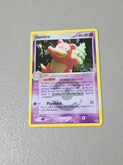 Pokemon TCG Slowbro 14/112 FireRed & LeafGreen Reverse Holo Card - NM - Image 1