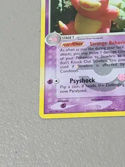 Pokemon TCG Slowbro 14/112 FireRed & LeafGreen Reverse Holo Card - NM - Image 4