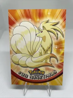 Ninetails #38 Pokemon Card TCG Topps Tv Animation Edition - Image 1