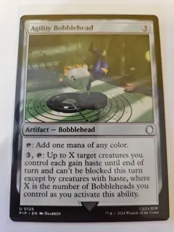 MTG - Universes Beyond: Fallout - Agility Bobblehead - NM - NF - Image 1