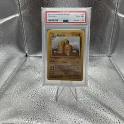 1999 POKEMON BASE SET UNLIMITED #19 DUGTRIO PSA 10 - Image 1