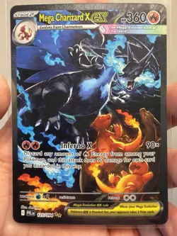 Pokemon PFL Mega Charizard X EX Holo 125/094 English Card Lot (2 Cards) - Image 3