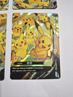 Pokemon Pikachu V-Union Complete Set Near Mint SWSH139 SWSH140 SWSH141 SWSH142 - Image 2